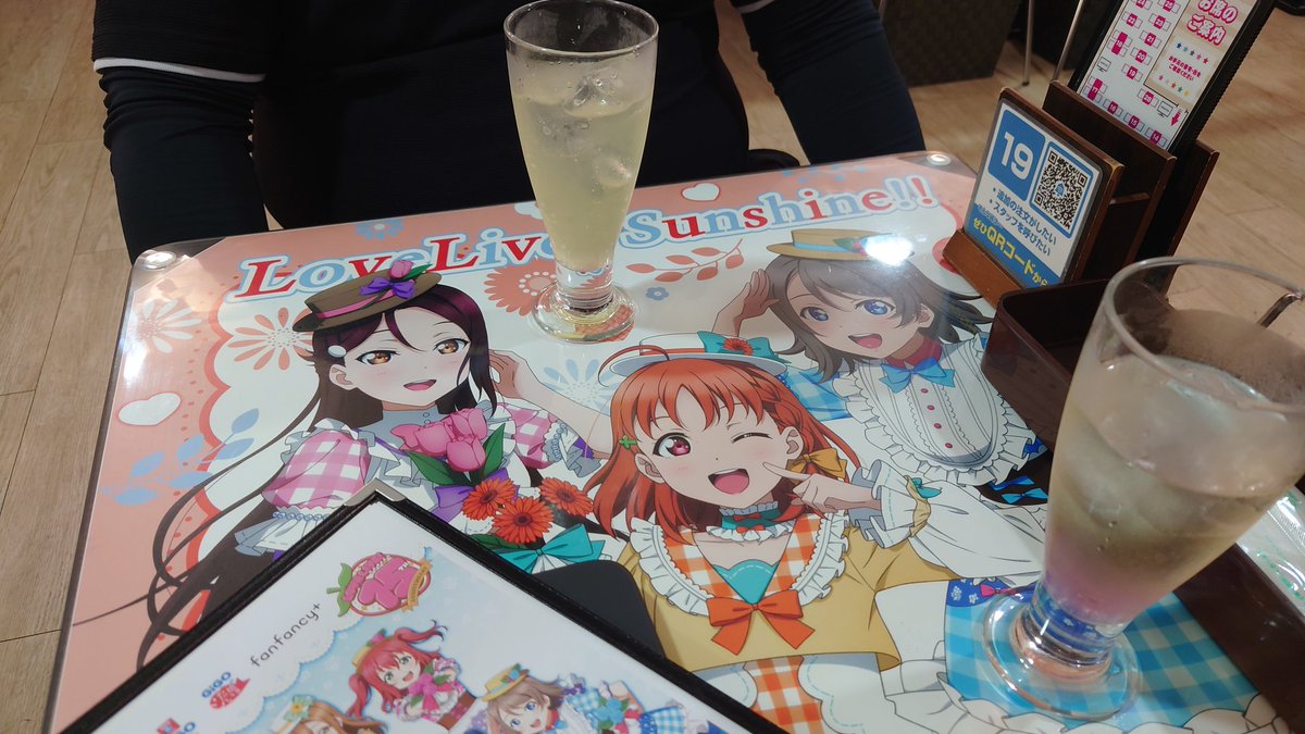 2年生テーブル。