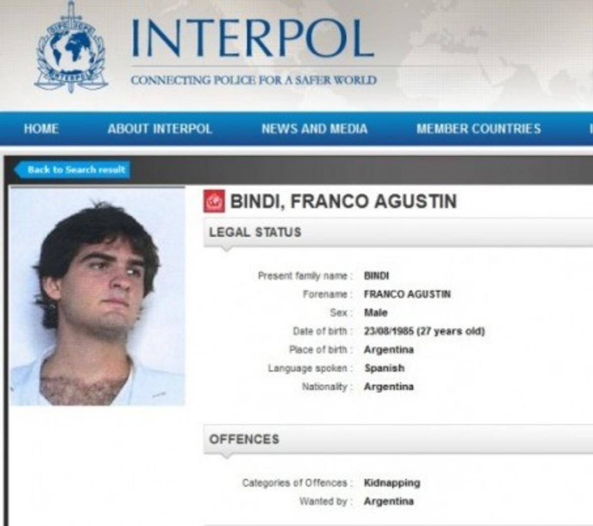 GordonGekkoArg's tweet photo. @Josephine_002 @mandadorni @NickyMarquez1 @Marcelampagano No miraba al costado, este tipo tenía pedido de captura internacional de interpol por "kidnapping" (tráfico de menores) https://t.co/dtld9TGf3Y