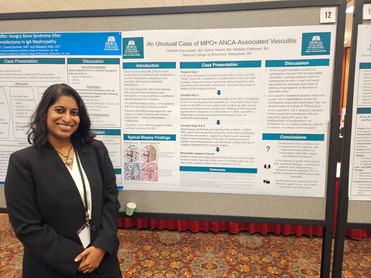 Proud of my medical students and residents for presenting several scholarly projects (27 posters and 1 oral presentation) at ACP Wisconsin chapter meeting this weekend <a href="/WisconsinACP/">ACP - Wisconsin Chapter</a> <a href="/MedicalCollege/">Medical College of Wisconsin</a> #ACPwisconsin25 <a href="/AnnaGaddy/">BeanQueen Gaddy</a> <a href="/mmteacherdoc/">Marty Muntz 🟧</a>