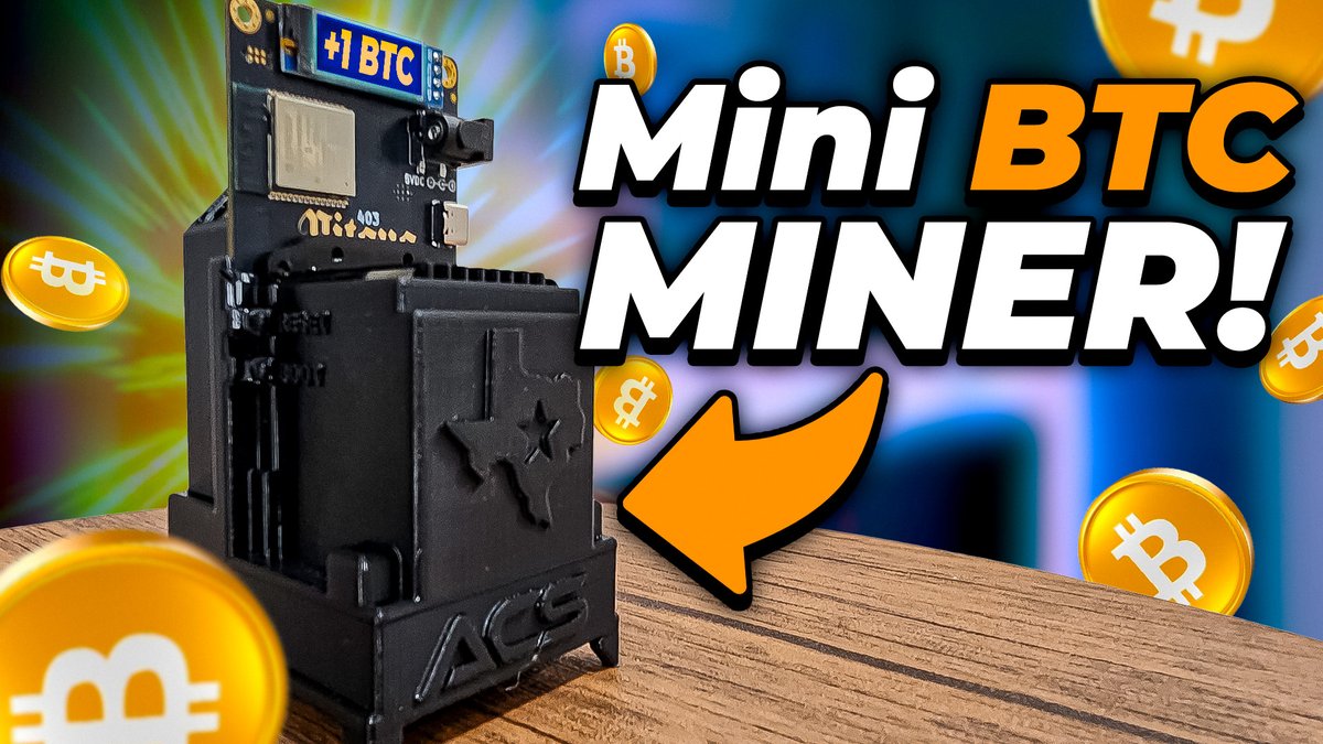 The PERFECT Mini Home BITCOIN Miner on a Budget! The Bitaxe Wildcatter from  @acs_asicrepair The Cooling Design is Super Creative! Cooling the Front and  Back with 1 unique Fan design. Going on