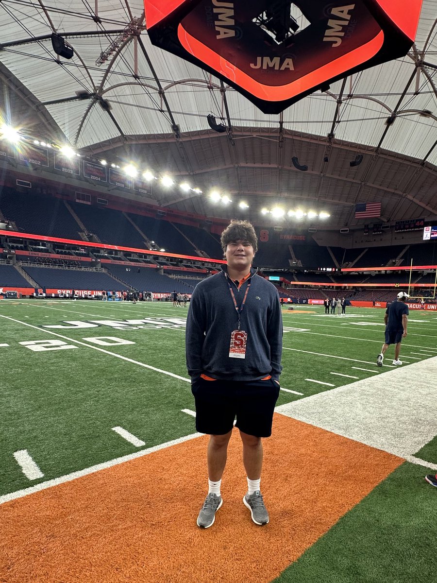 Drake Dorsey (@drakedorsey2027) on Twitter photo Had a great day today <a href="/CuseFootball/">Syracuse Football</a> game! Thank you <a href="/CoachWatkCUSE/">Charles Watkins</a> for having me out to experience game day! Can’t wait to be back!
<a href="/drwilliams131/">Dale Williams</a> <a href="/CoachNixon_Cuse/">Jeff Nixon</a> <a href="/AllenTrieu/">Allen Trieu</a> <a href="/TylerStevens94/">Tyler Stevens</a>
<a href="/GoldenBears_FB/">UA Football</a> <a href="/jbuttermore2/">Justin Buttermore</a>
<a href="/CoachSchaefer62/">Michael D Schaefer, Ed.D.</a> Had a great day today <a href="/CuseFootball/">Syracuse Football</a> game! Thank you <a href="/CoachWatkCUSE/">Charles Watkins</a> for having me out to experience game day! Can’t wait to be back!
<a href="/drwilliams131/">Dale Williams</a> <a href="/CoachNixon_Cuse/">Jeff Nixon</a> <a href="/AllenTrieu/">Allen Trieu</a> <a href="/TylerStevens94/">Tyler Stevens</a>
<a href="/GoldenBears_FB/">UA Football</a> <a href="/jbuttermore2/">Justin Buttermore</a>
<a href="/CoachSchaefer62/">Michael D Schaefer, Ed.D.</a>