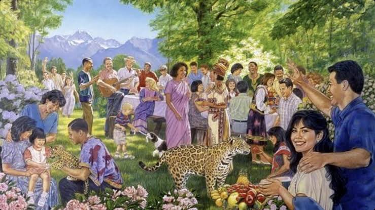 Matth_vr's tweet image. Rolê amanhã na surreal de tarde e eu só consigo imaginar que vai ser uma coisa meio paraíso das testemunhas de Jeová