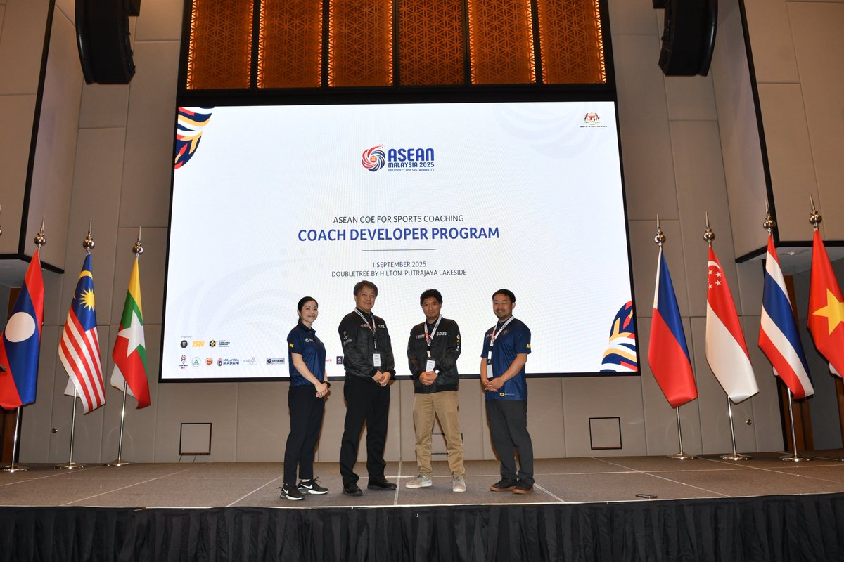 ASEAN Coach Developer Programme無事終了しました✨

初めてトレーナーとして参加し、プログラムデザインやセッション運営などを通じて、NCDAの先生方から多くを学ぶことができました🙌

ASEAN諸国のコーチングの発展に貢献できるよう、今後も協力してまいります！
<a href="/NSSUCDA/">NSSU Coach Developer</a>