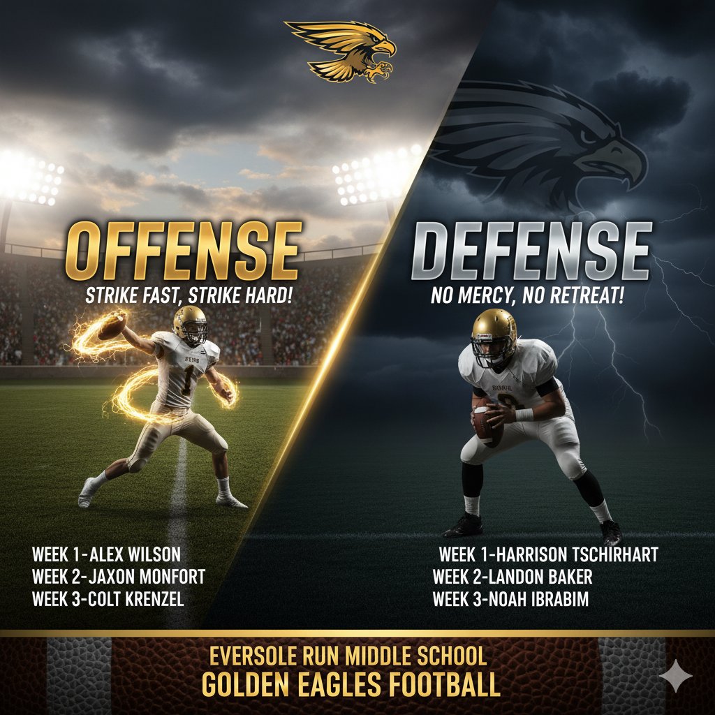 Week 1-3 Offensive &amp; Defensive players of the week!