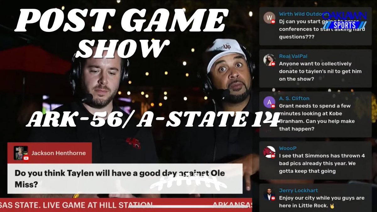 POST GAME THOUGHTS!!! 

Click link to watch.....

youtube.com/live/egR0im8NX…