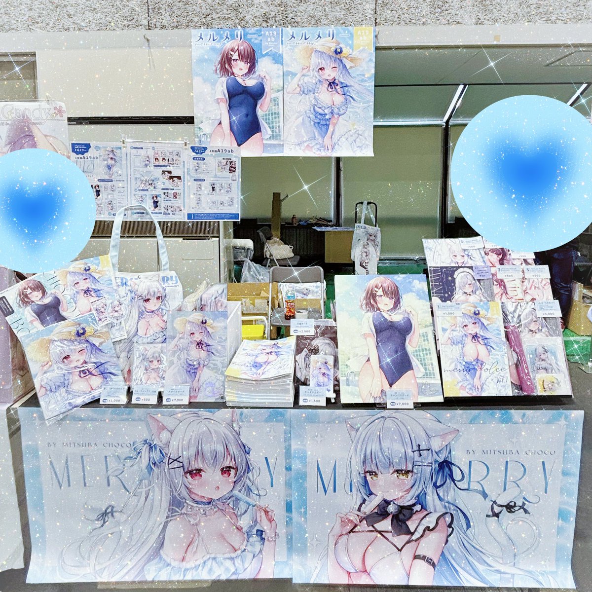 osanpo_choco's tweet image. 設営完了しました❕
A19abメルメリーにてお待ちしております🙏🏻🩵