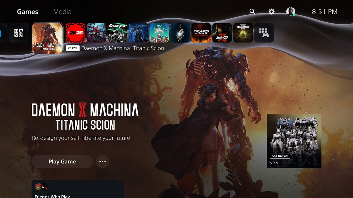 Miketrub23's tweet image. Let’s goooo 🔥🔥🔥🔥 #DaemonXMachina #PS5ProShare