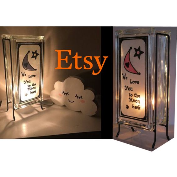 etsy.com/shop/Glowblocks FREE SHIPPING #freeshipping #etsy #lamps #nightlights #gifts #babyshowergift #nightlight #kids #nurserydecor #tothemoonandback #ToTheMoon #kidsroom #kidsroom #newbaby #babygift #shoponline #babyboy #babygirl #giftsforkids