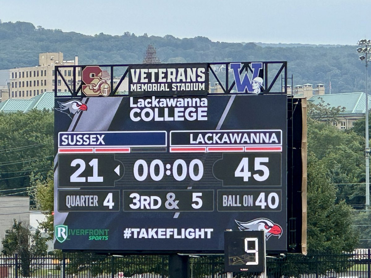 A huge thank you to Hall of Fame Coach <a href="/markduda73/">Mark Duda</a> and <a href="/LackLifeTECoach/">Kevin Roginski</a> for having me out to <a href="/LCFalconsFB/">Lackawanna College Football</a> for the day!  

Had breakfast with the coaches and team, watched warmups from the field, invited into the locker room pregame, and then took in the game from the sidelines.