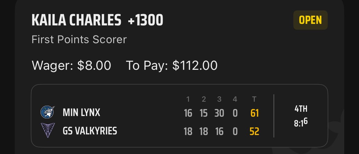 WNBA FIRST BASKET 🏀
Charles 2pt jump shot!🔥🔥🔥