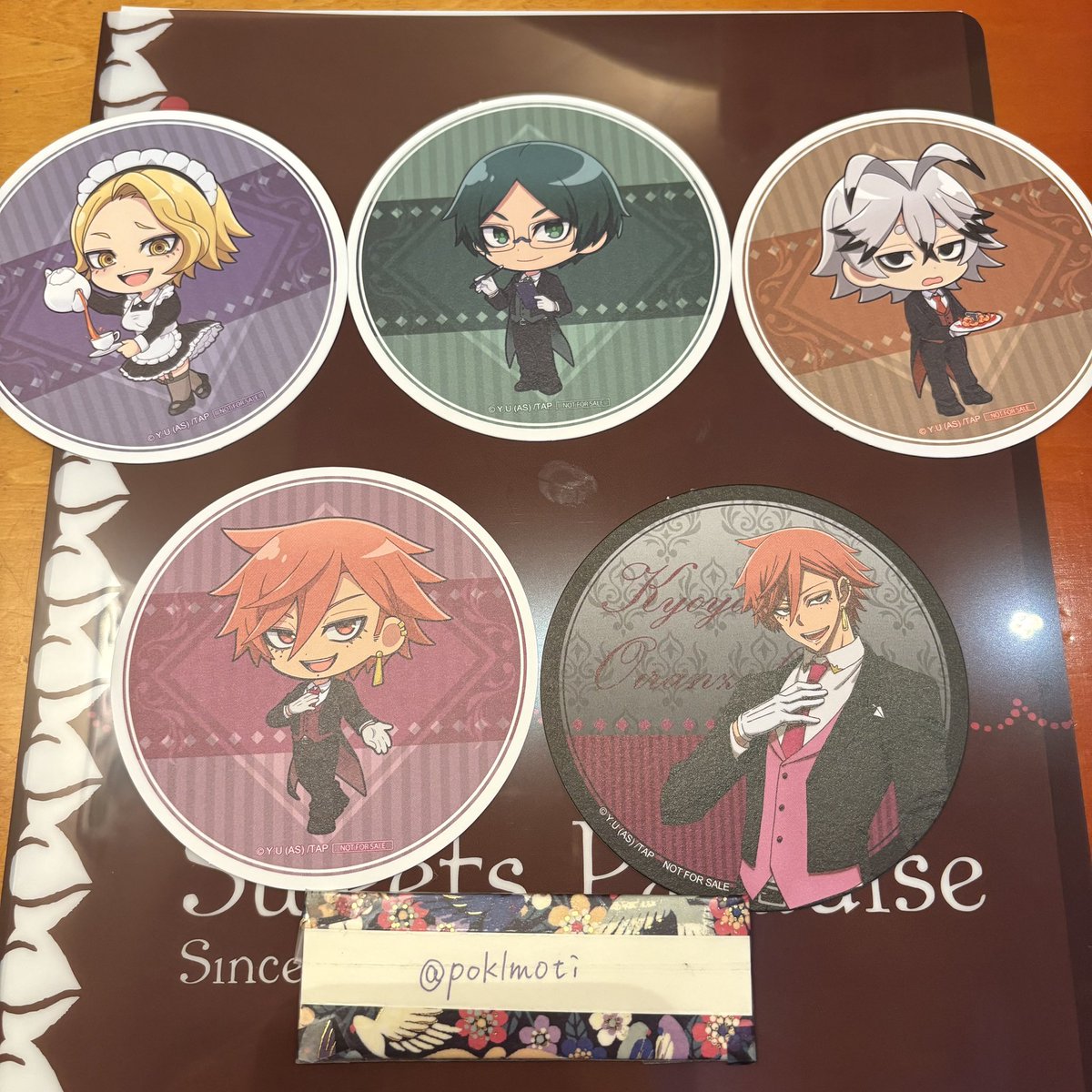 桃源暗鬼 スイパラ コースター

【譲】漣/遊摺部/手術岾/花魁坂

【求】矢颪/無陀野

無陀野は友人分で求めております。

等身花魁坂は等身無陀野との交換

池袋お手渡し可
お気軽にお声掛けください。