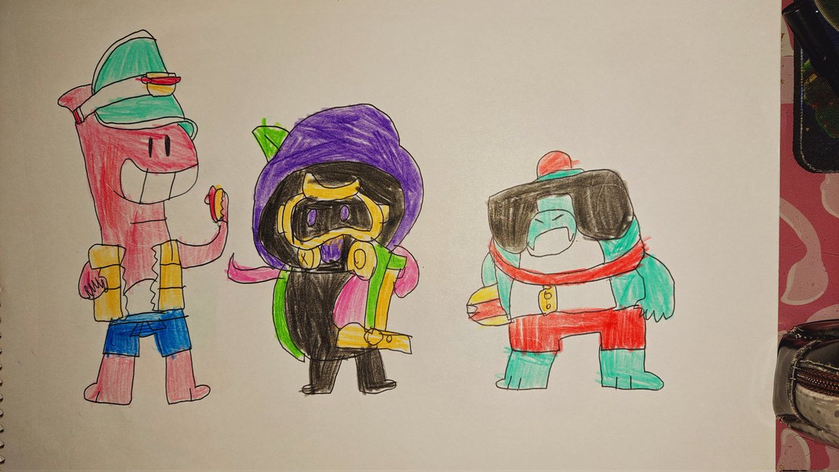 FlaiteLanza's tweet photo. Que Opinan de mis nuevos dibujos de Brawl stars https://t.co/7MIOSCacfS