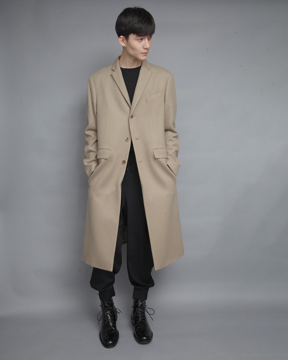 Ato アトウ ベージュ チェスターコート メンズ サイズ46 Ato アトウ ベージュ チェスターコート メンズ サイズ46