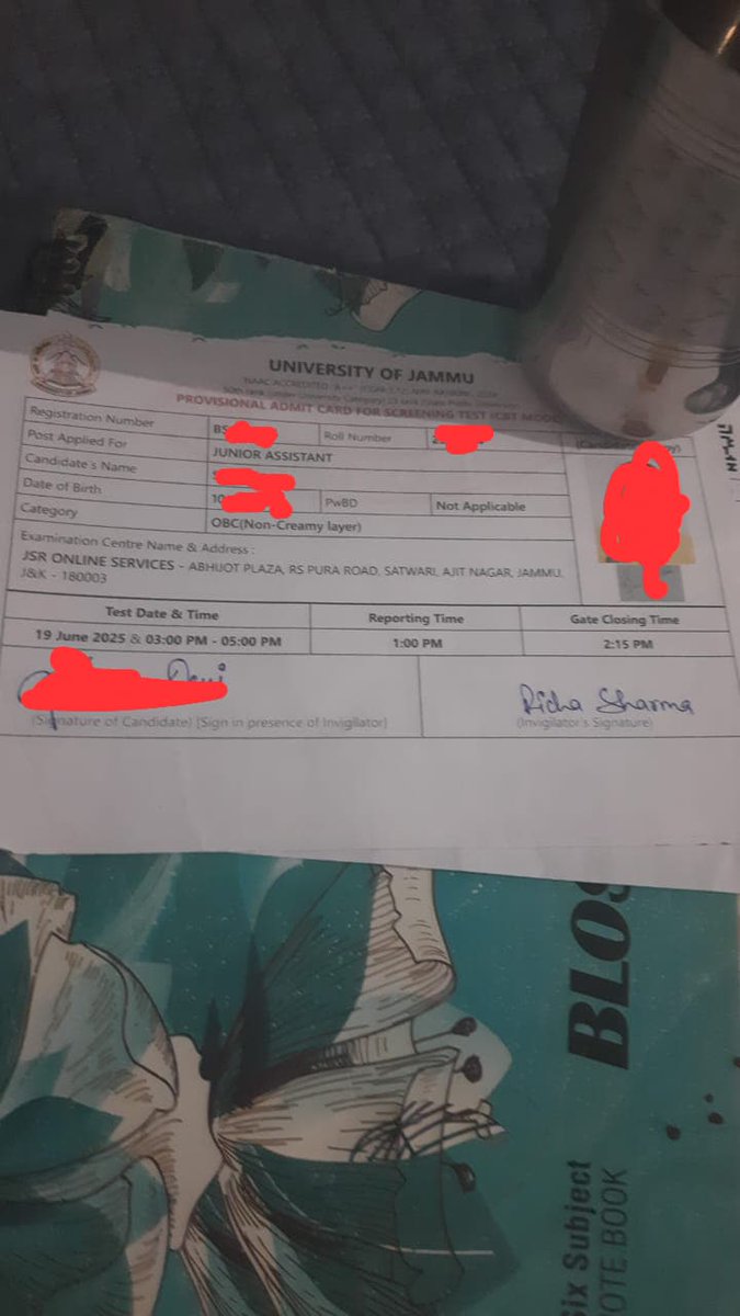 AJAY LAKHOTRA (@lakhotra_jk) on Twitter photo Big Scam!!
Scam in <a href="/UniversityJammu/">University of Jammu</a> recently announced result of Junior Assistant Exam. Candidate who applied in OBC Category are being shifted to the Unreserved during final list .How and Why?Is this manipulation done to favour own people.They are also rumours of 20 lac 4 job. Big Scam!!
Scam in <a href="/UniversityJammu/">University of Jammu</a> recently announced result of Junior Assistant Exam. Candidate who applied in OBC Category are being shifted to the Unreserved during final list .How and Why?Is this manipulation done to favour own people.They are also rumours of 20 lac 4 job.