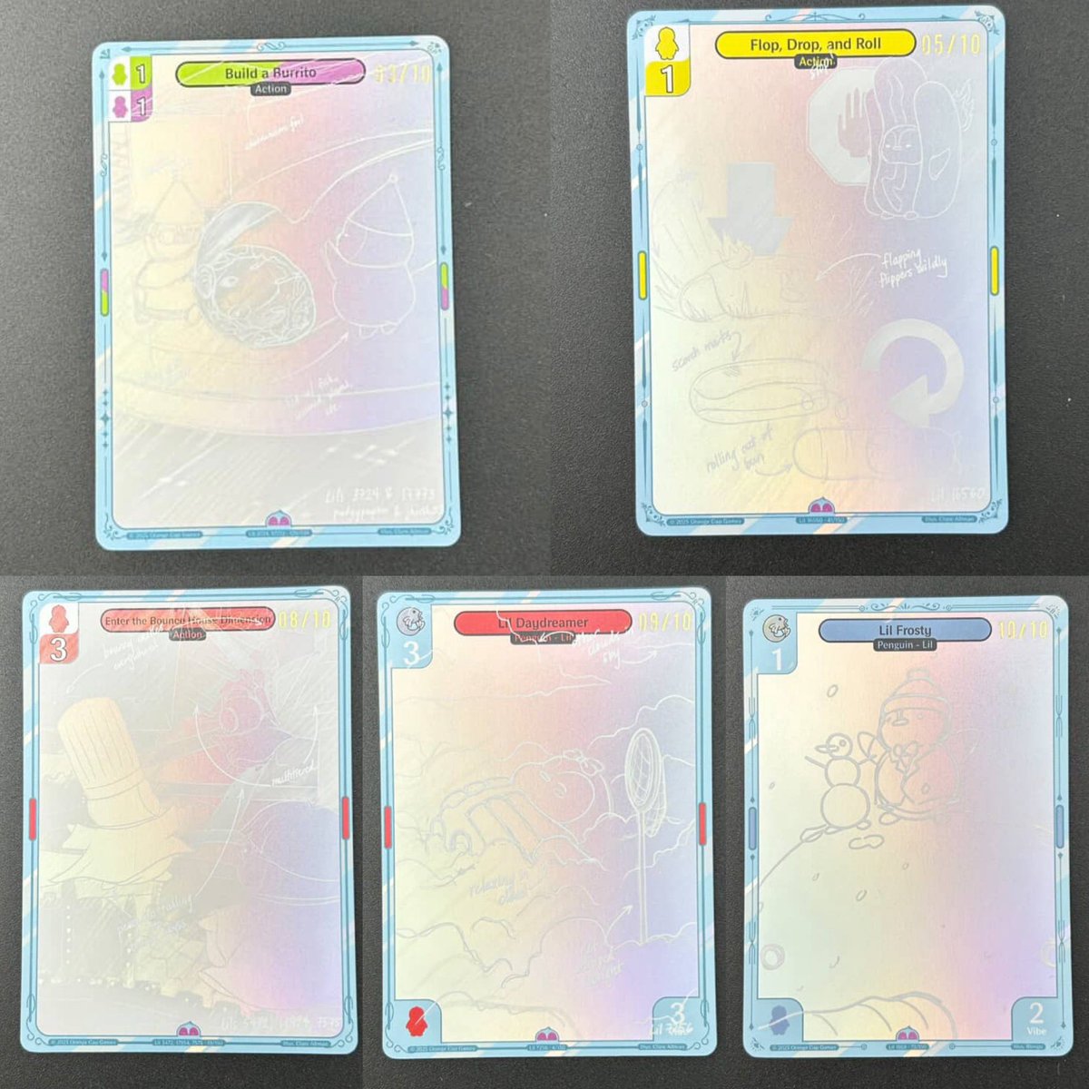 Unreal <a href="/vibes_tcg/">Vibes (Pudgy TCG)</a> break with Dillon with <a href="/nbhdcardshop/">NEIGHBORHOOD CARD SHOP</a> 

4 sketches in 1 case 

5 total in 16 boxes

<a href="/Ocapgames/">Orange Cap Games</a> is just starting. Don’t sleep on the Vibes