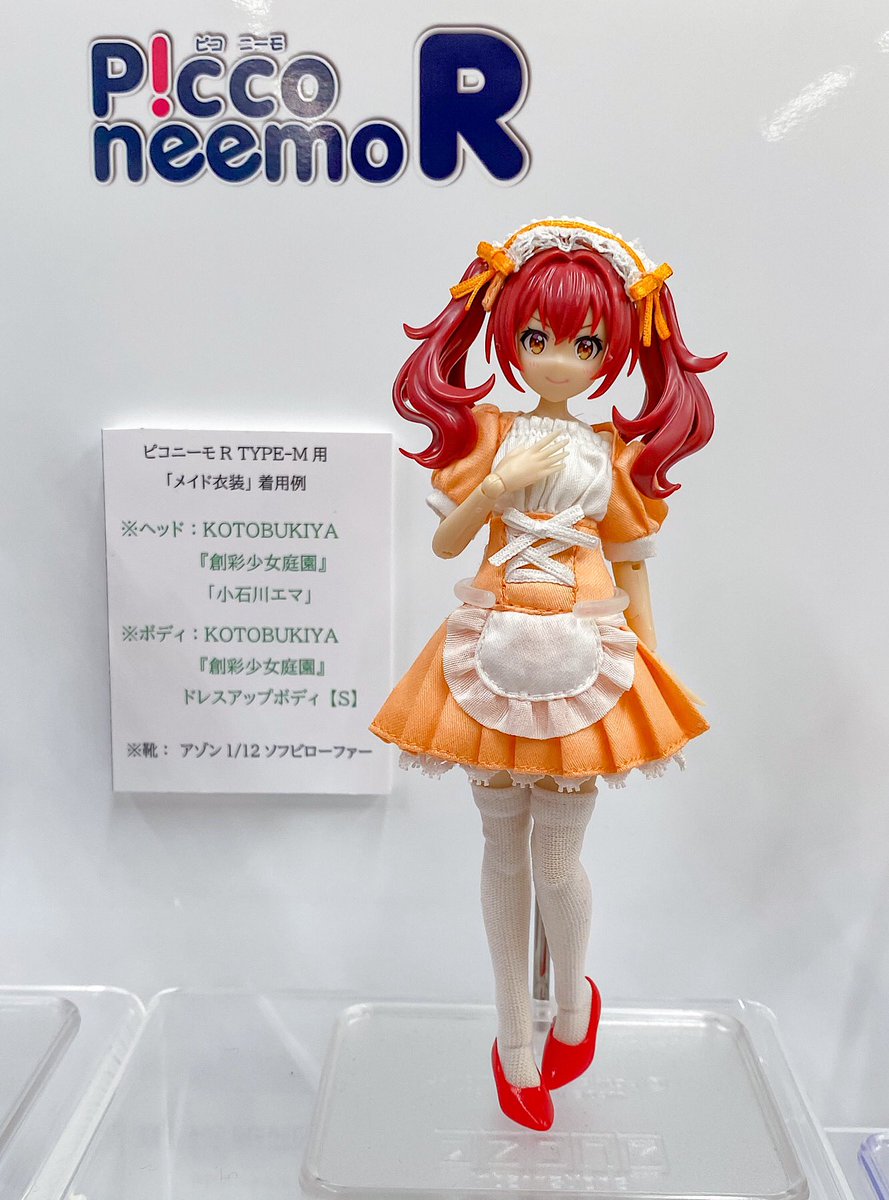 本日、ドールショウのアゾンブースにてピコニーモR ボディMタイプ用の