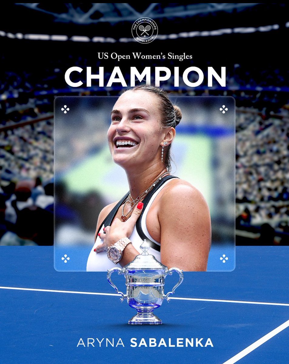 Rodbale2's tweet photo. ARYNA SABALENKA CLINCHES HER FOURTH GRAND SLAM TITLE! 🏆🏆🏆🏆

#USOpen2025 #WTA https://t.co/Wd1sVQJkCB