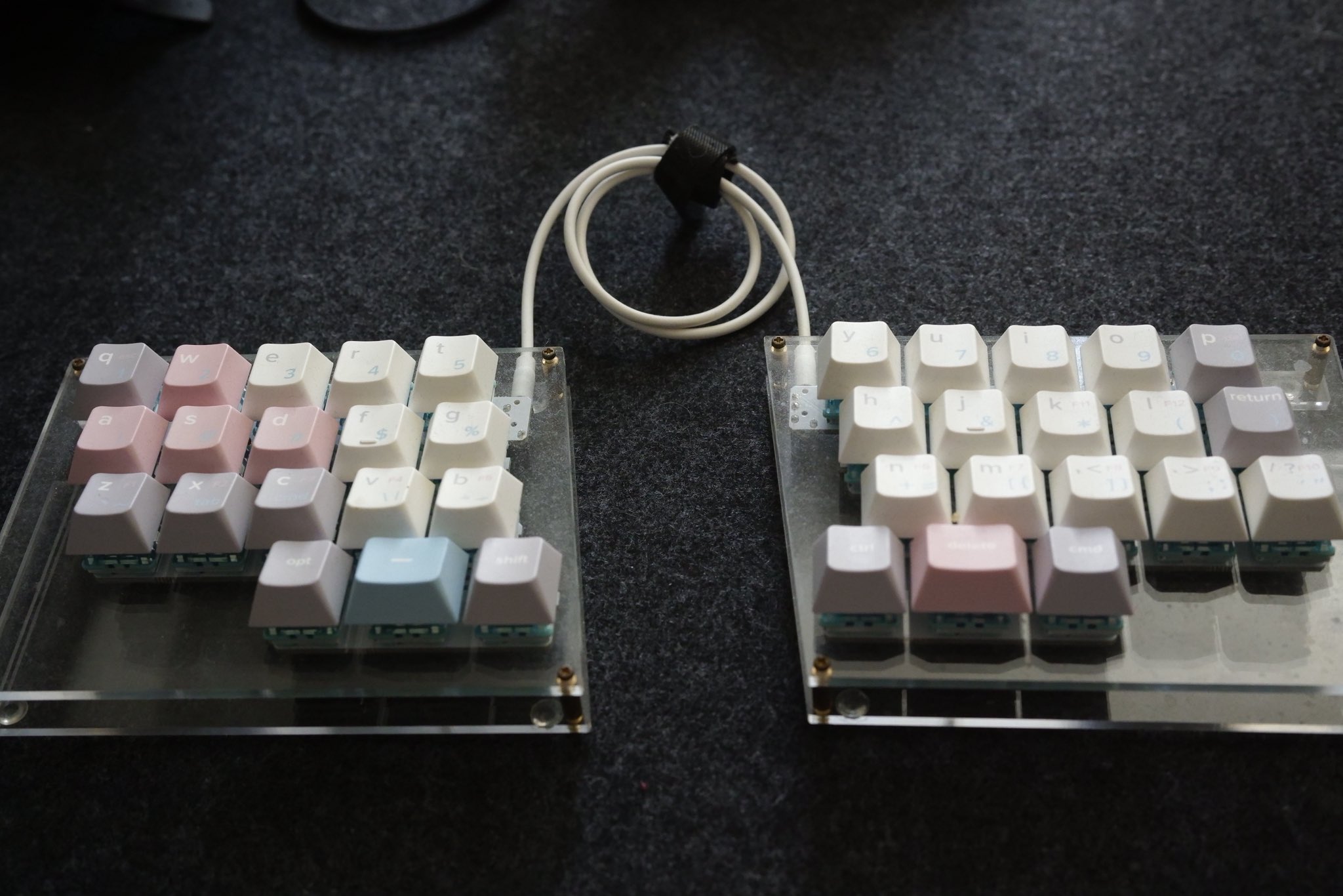 キーボード BLE ProMicro corne 自作キーボードしてみた | 東京科学大学デジタル創作同好会traP