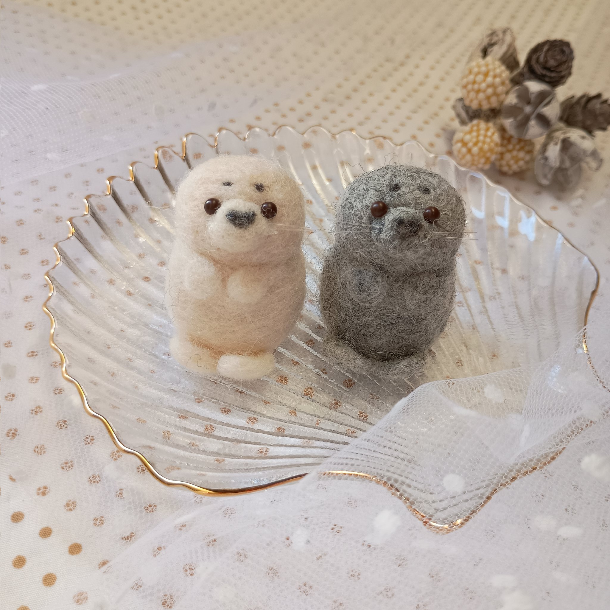 まめたろうさま確認用 羊毛フェルト 額飾り まめたろう様確認用 まめたろう