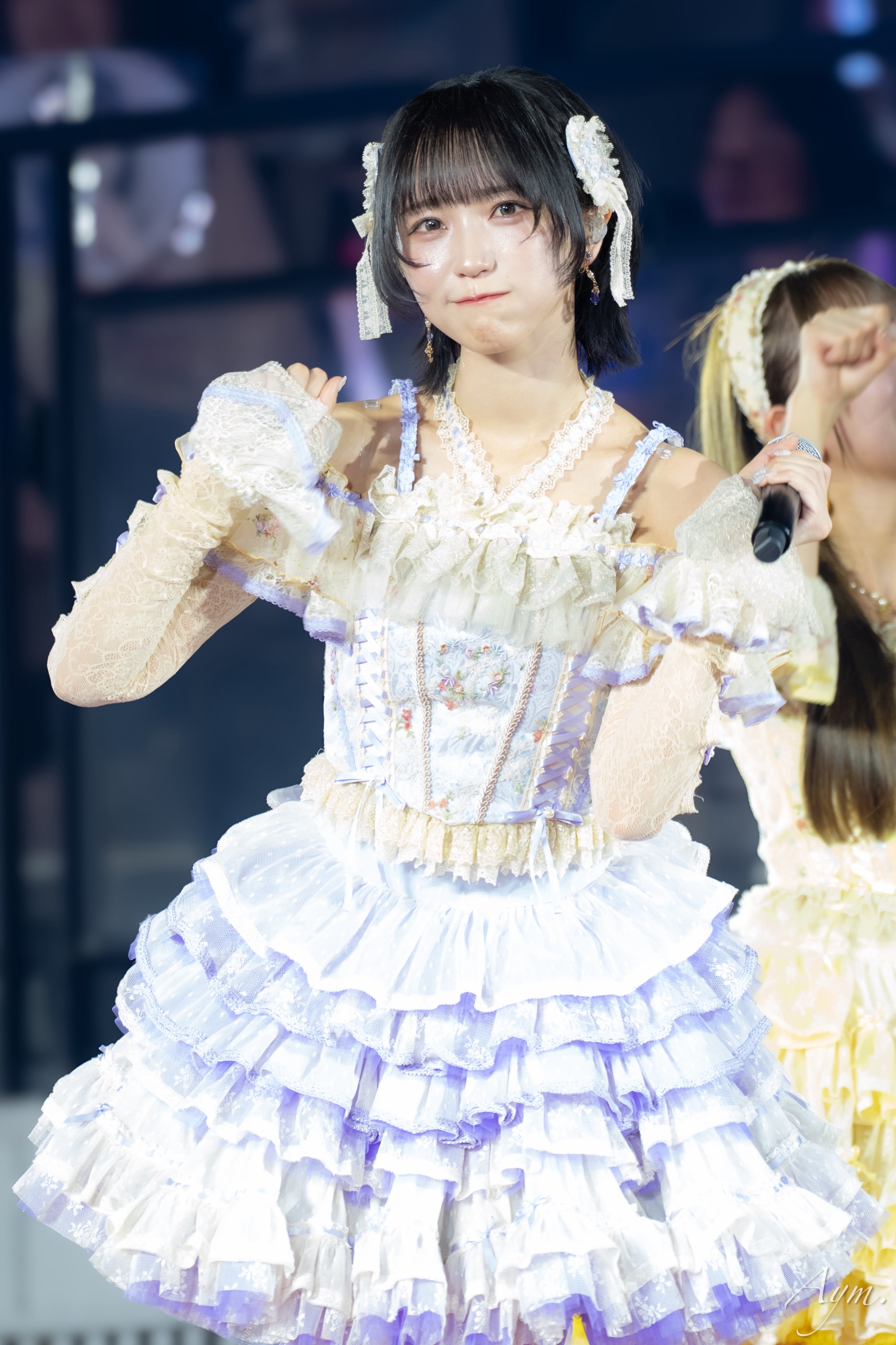 ば*む様 野口衣織 仲直りシュークリーム アザーカット チュウ 直筆 LOVE イコラブ 生写真 仲直りシュークリーム アザーカット 野口