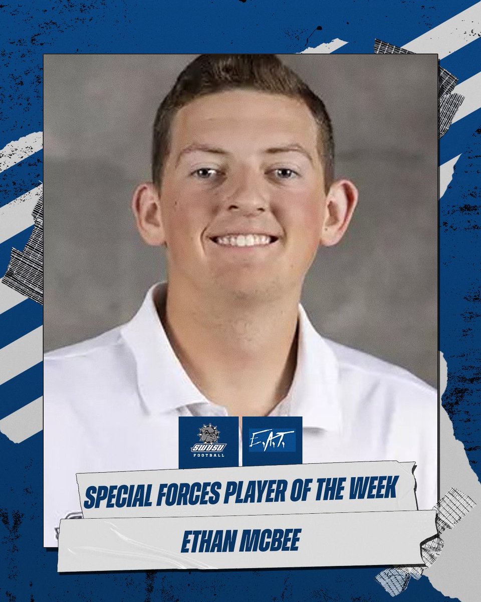 Congratulations to our players of the week!
Special Forces: Ethan McBee
#EAT
