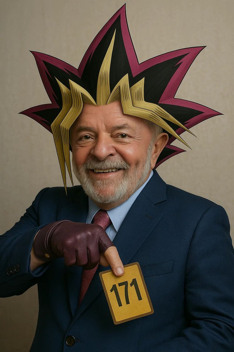 lumandrac's tweet photo. @LulaOficial Esse rouba mais que o Yugi https://t.co/wpS8XZpQgh