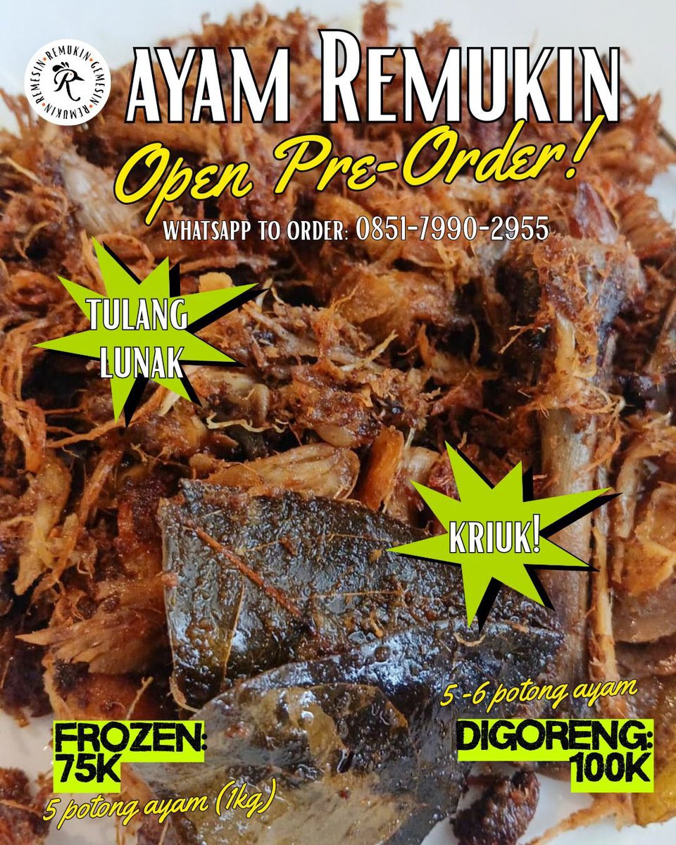 Temen2 mau dong tolong bantu RT dan share dagangan mamanya temenku :D

They’re struggling a bit financially right now, dan dengan kalian bantu beli and share akan bantu banget!!

Free ongkir radius 3 KM dari SGV, BSD <333