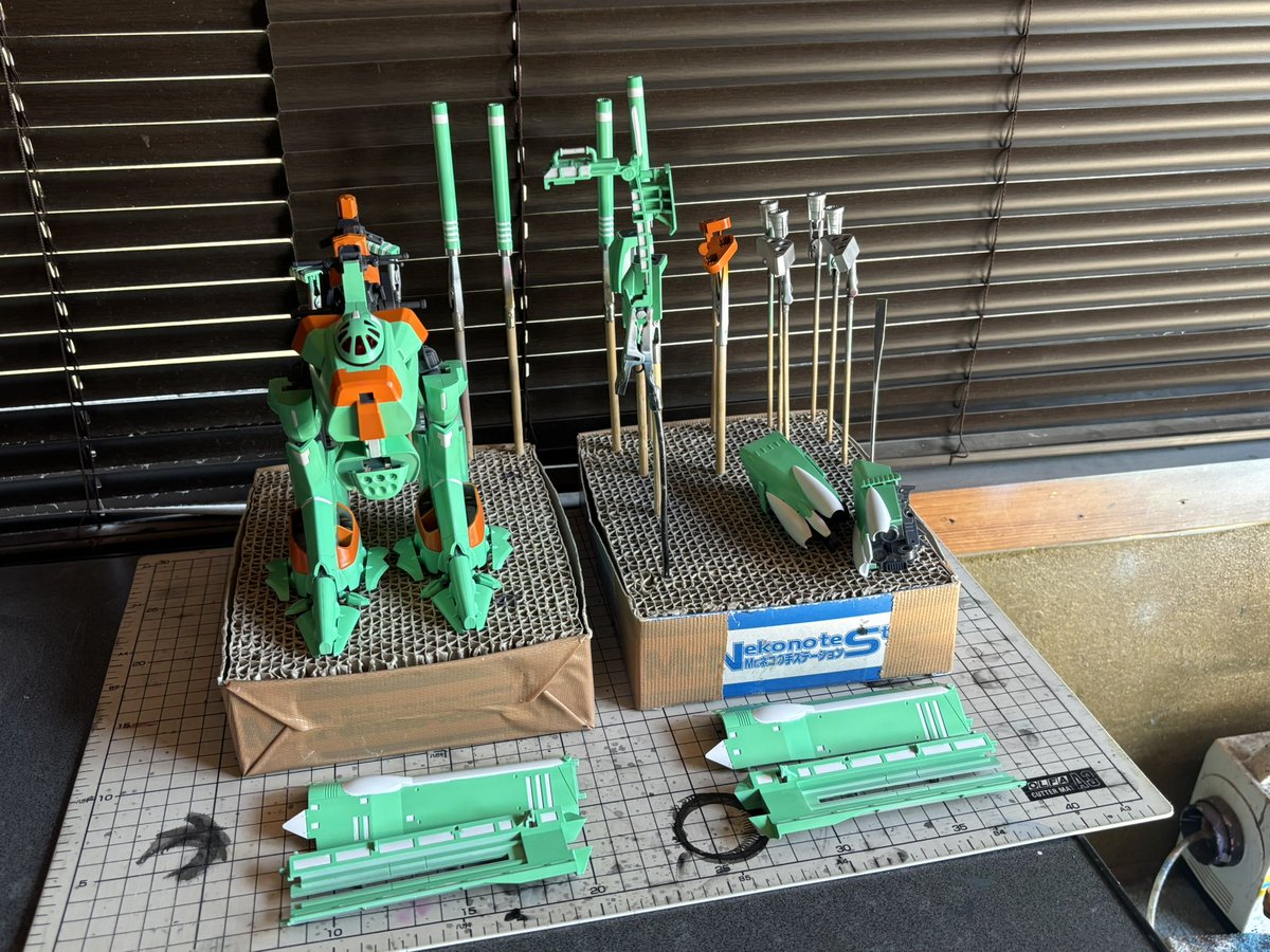 aksunflowers30's tweet image. はみ出し等の修正終了🫡

#マクロスモデラーズ
#vfg
#vb6