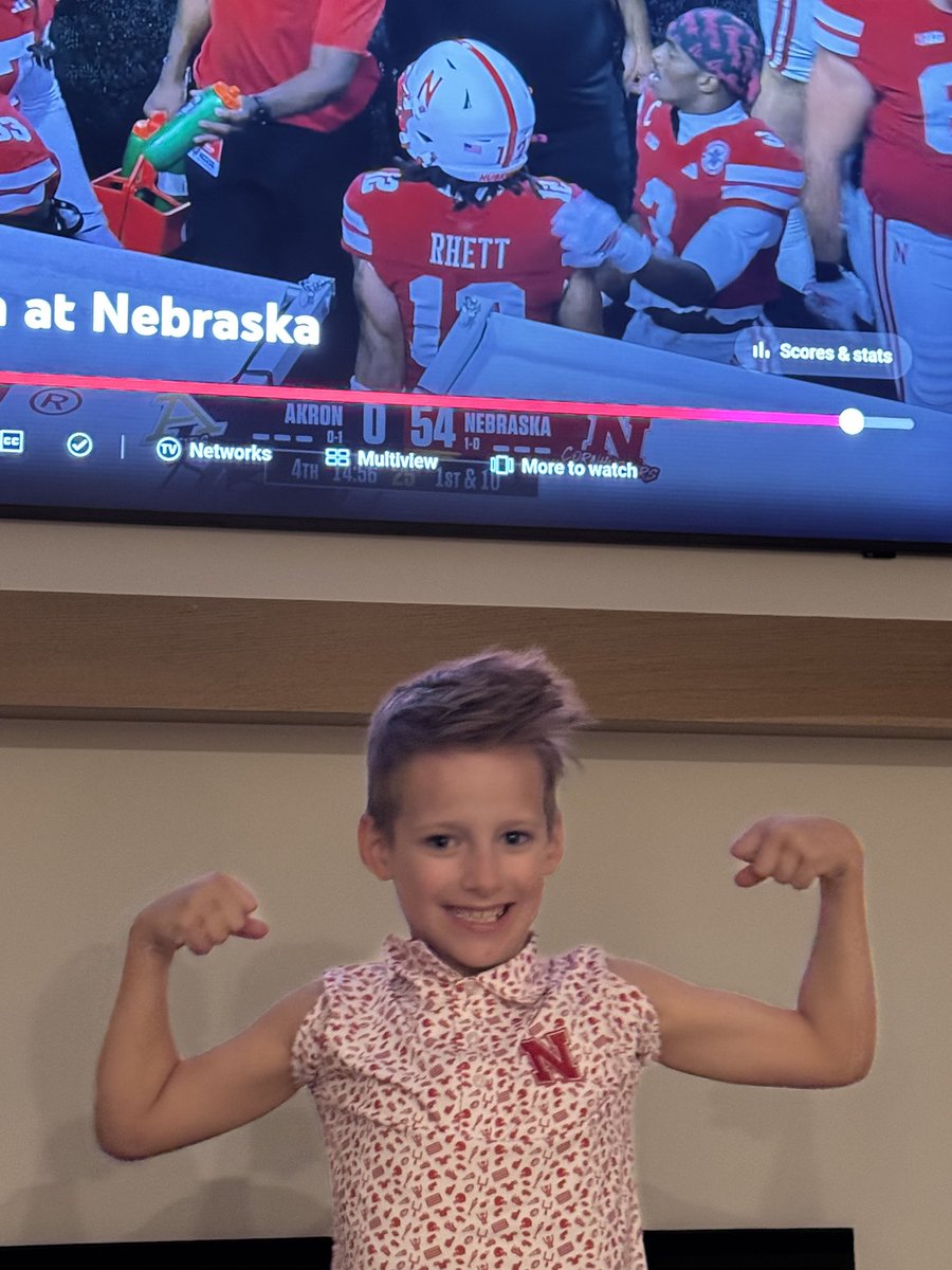 mattlee758's tweet photo. @JayRhett_  Rhett and Rhett!  Kiddo was pumped to see his first name on that jersey!! @HuskerFootball https://t.co/Min1MQ71Oa