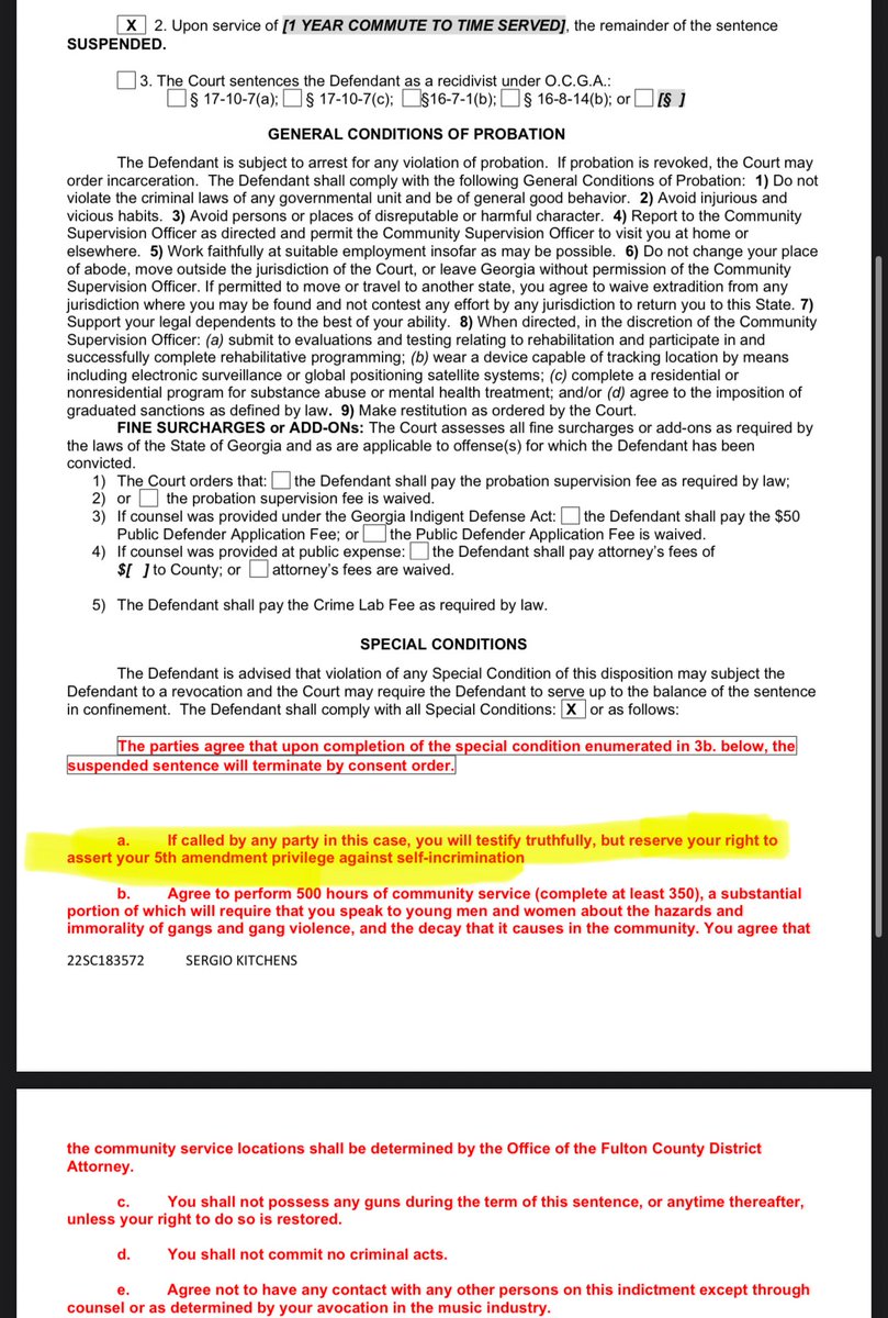 So lets be fair. I like Gunna, Lucci, Thug, Quan, Lil Baby, and Future.. sonion have a dog in this fight. 

Gunna Plea Deal definitely said he would have had to testify if called up on. It DID NOT say, he doesn’t have to testify