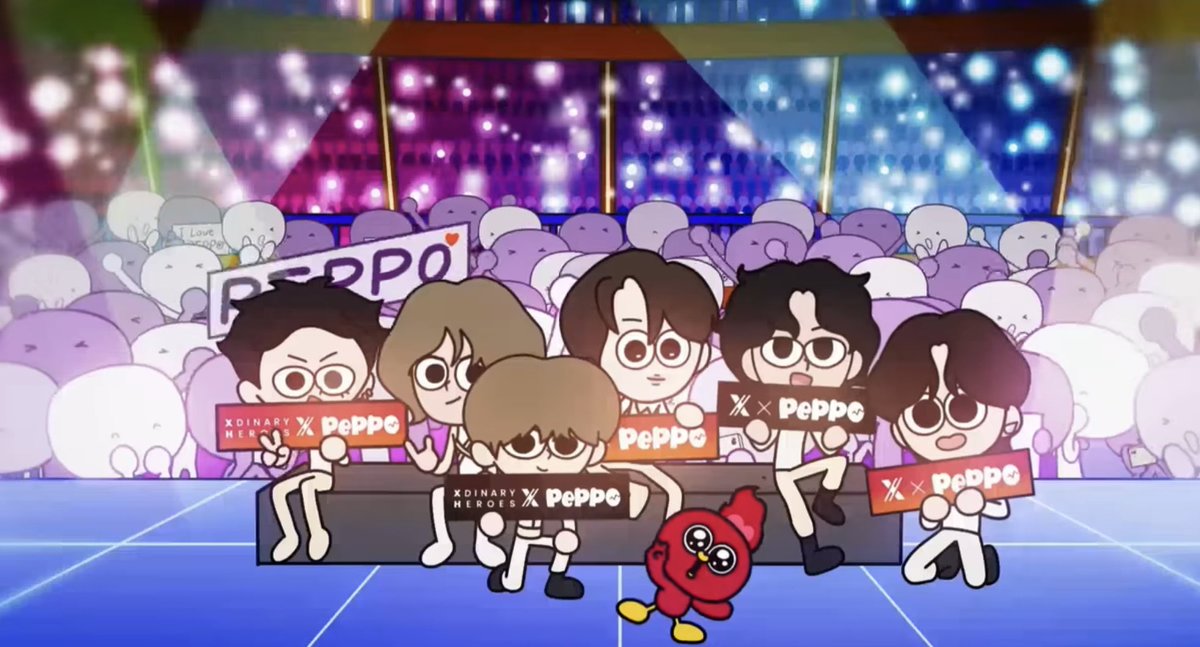 even in the animated world jooyeon is going to hit his emote 🤘