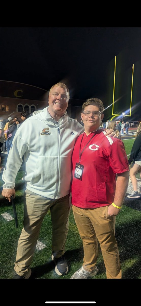 landonjones69's tweet image. Had an absolutely amazing time at @CentreFootball with @RobertCouch and @RickFoxFB. Thanks to the coaching staff for the great experience. 
@coachsalmons1 @justice_bishop @CoachAndyFrye @RedhoundFball @KYFUTURESTARS @PrepRedzoneKY