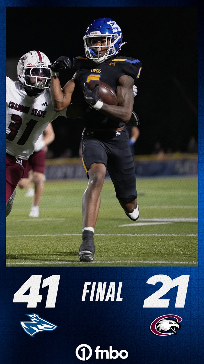FINAL FROM COPE STADIUM 🤘

<a href="/UNK_Football/">UNK Football</a> #LopesUp
