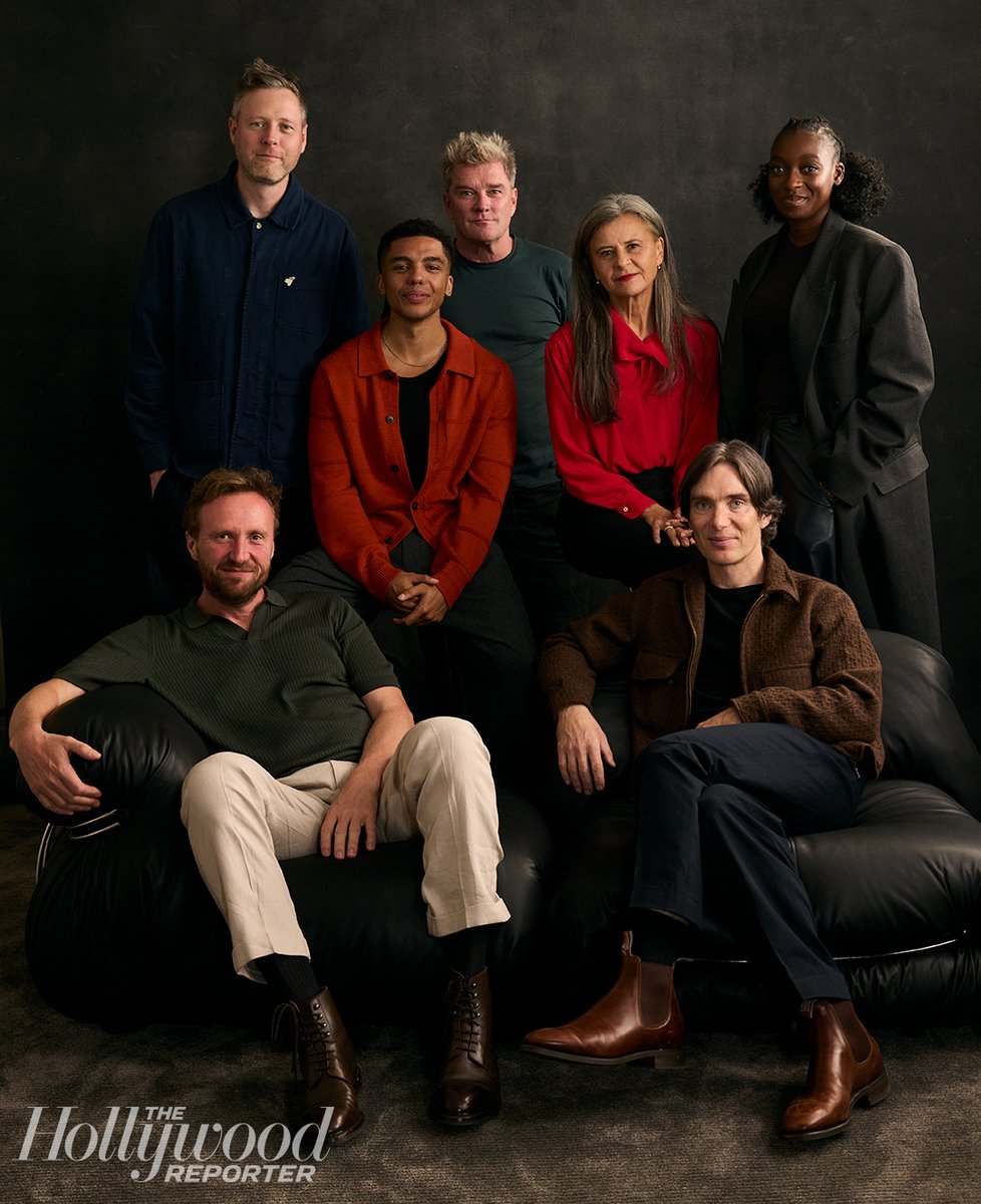 #Steve's Cillian Murphy, Jay Lycurgo, Tracey Ullman, Little Simz, Tim Mielants and Max Porter at THR'S #TIFF50 lounge in 1 Hotel Toronto