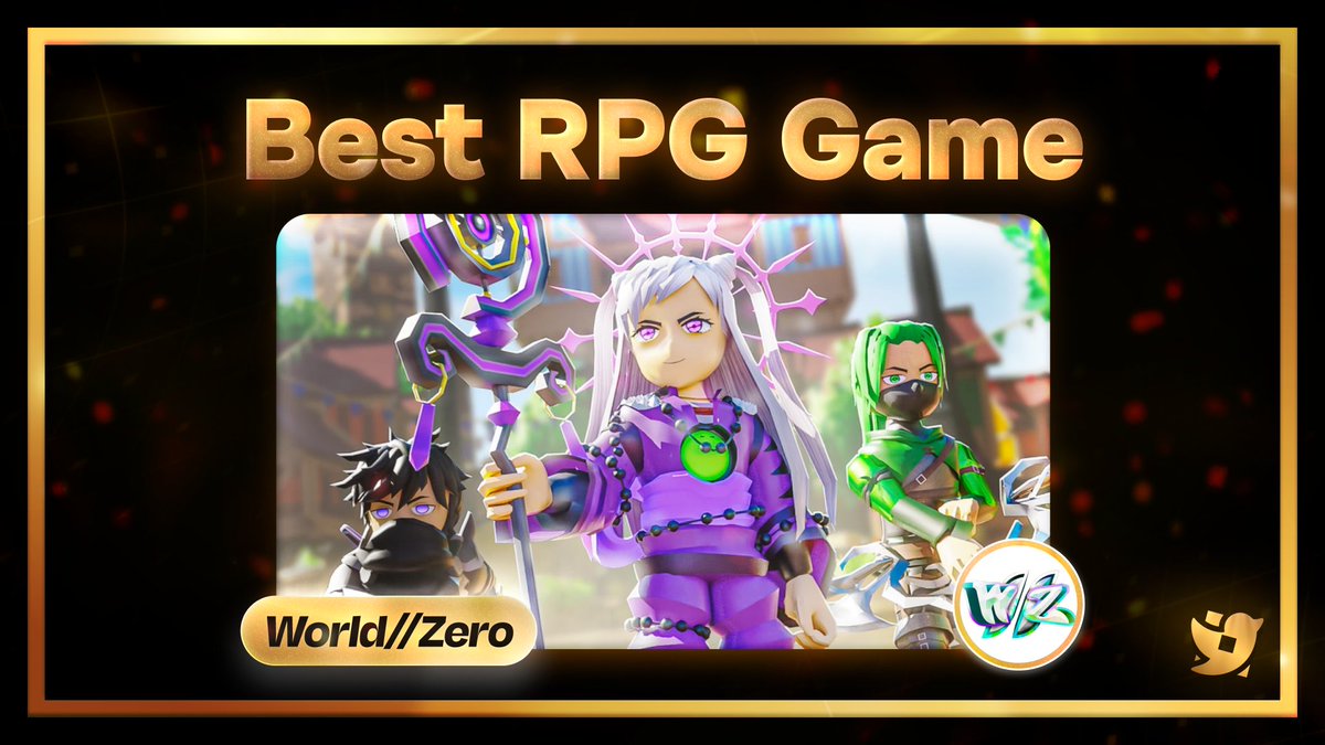 Roblox_RTC's tweet image. World//Zero has won the Best RPG Experience Award!