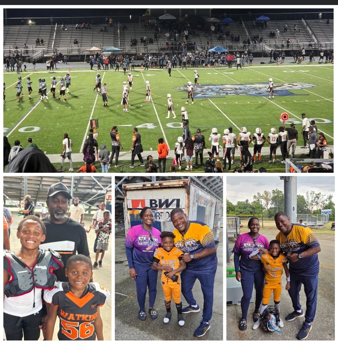 Had fun spending time with family while watching some of our Elite babies on the gridiron today!!💪🏾
#WeSupportOurs😍
#SpeedOnTheField🏈💨
#CharlesCountyEliteProducts💙💛
