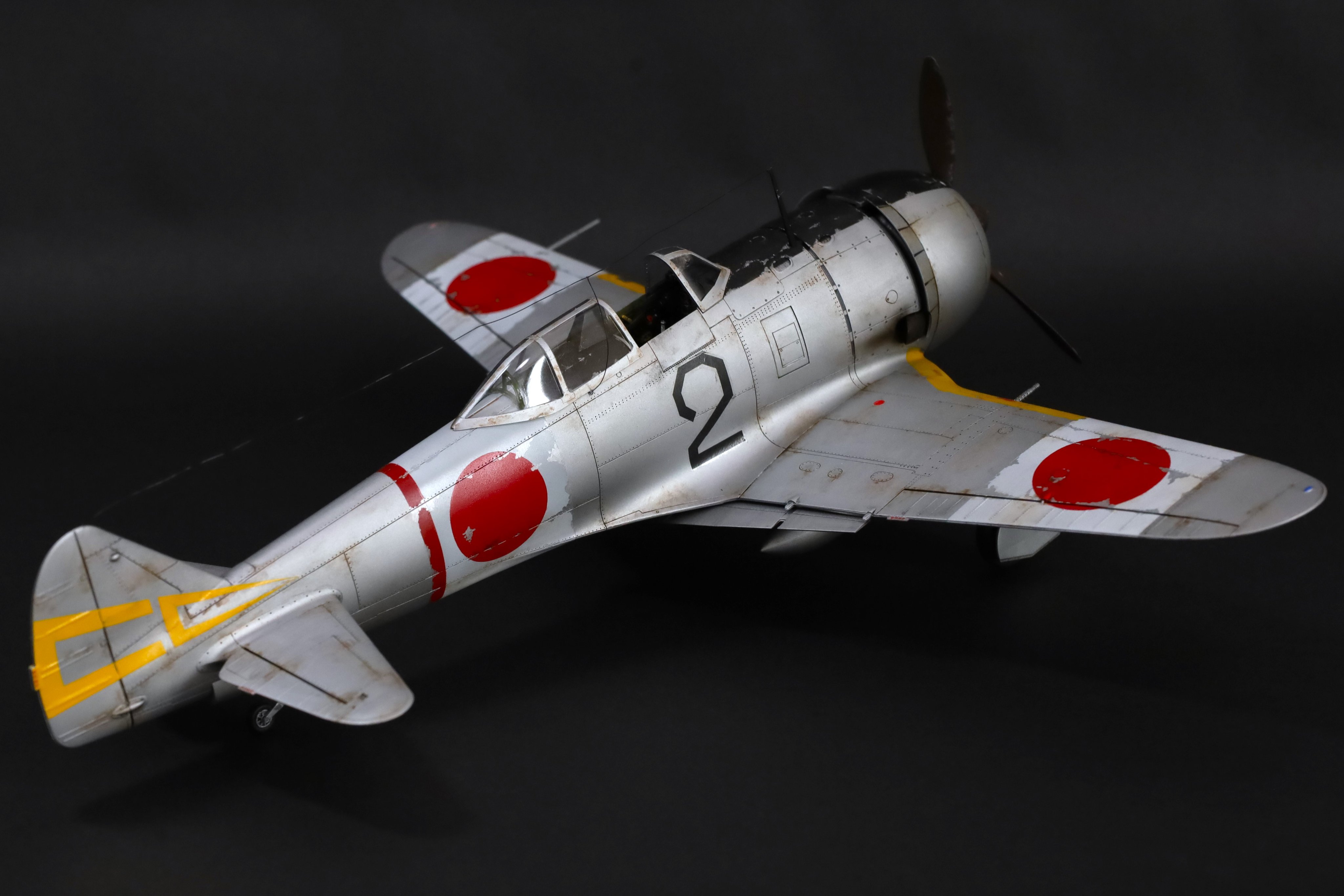 プラモデル完成機　1/32　鍾馗Ⅱ型丙 Yahoo!オークション - 1/32 ハセガワ 二式単座戦闘機 鍾馗Ⅱ型丙