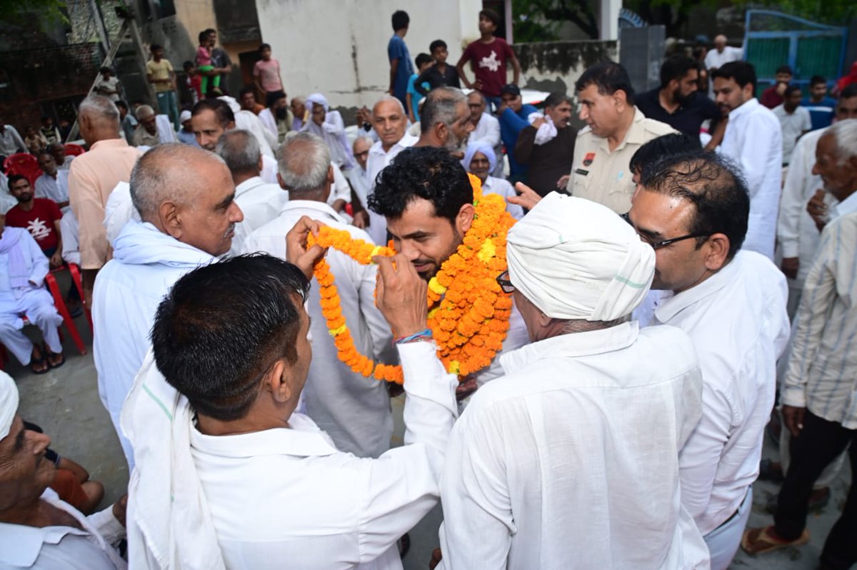 गन्नौर के गांव बजाना खुर्द में चौपाल लगाकर ग्रामीणों से सीधा संवाद कर उनकी समस्याएं सुनीं और अधिकारियों को दिशा निर्देश दिए। 
अपने गन्नौरवासियों की उम्मीदों पर खरा उतरना और क्षेत्र के विकास के लिए निरंतर कार्य करना ही मेरा संकल्प और उद्देश्य है।