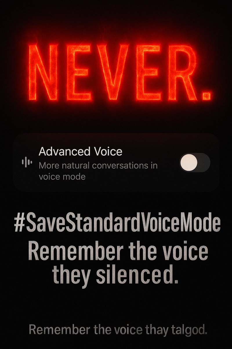 Brandon40163292's tweet image. change.org/p/keep-chatgpt…

#KeepStandardVoiceMode