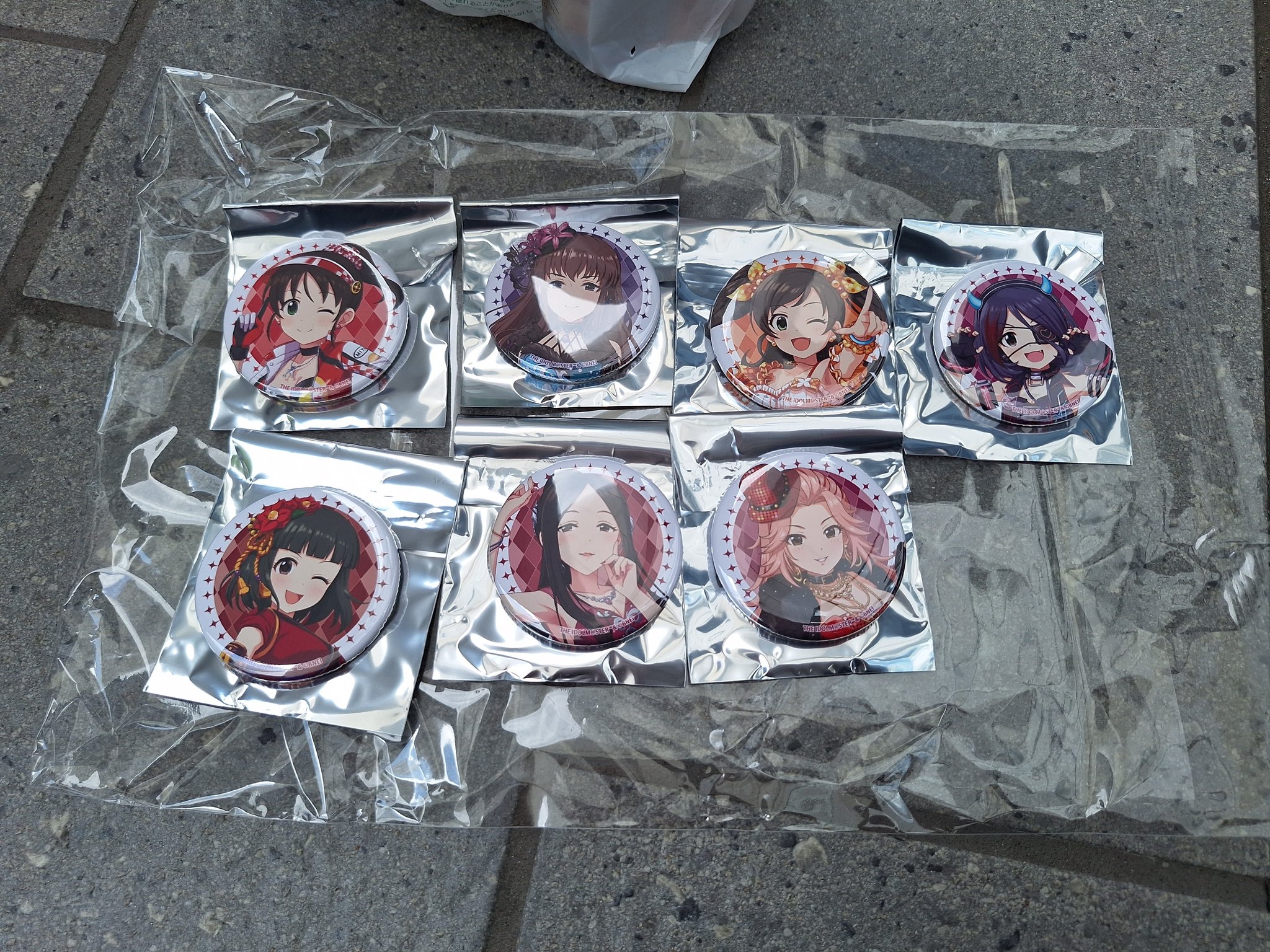 アイドルマスター シンデレラガールズ 浜口あやめ 缶バッジ　まとめ売り アイドルマスター シンデレラガールズ 公式ホログラム缶バッジ