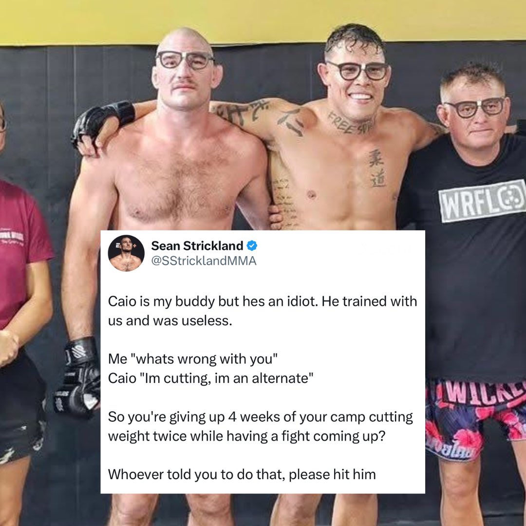 Championship Rounds (@champrds) on Twitter photo Sean Strickland calls Caio Borralho an ‘idiot’ for cutting weight and being the backup for DDP vs Khamzat before his fight with Nassourdine Imavov 😬 Sean Strickland calls Caio Borralho an ‘idiot’ for cutting weight and being the backup for DDP vs Khamzat before his fight with Nassourdine Imavov 😬
