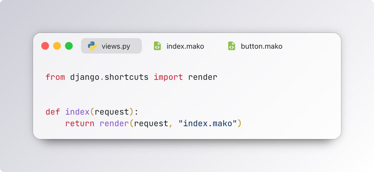 NoyanK7u's tweet image. Django&apos;s template system is famously rock solid.
Mako supports a component-oriented approach, similar to React.
Mako for Django: A template backend that brings them together.

⭐ GitHub: github.com/ertgl/mako-for…

#Django #Python