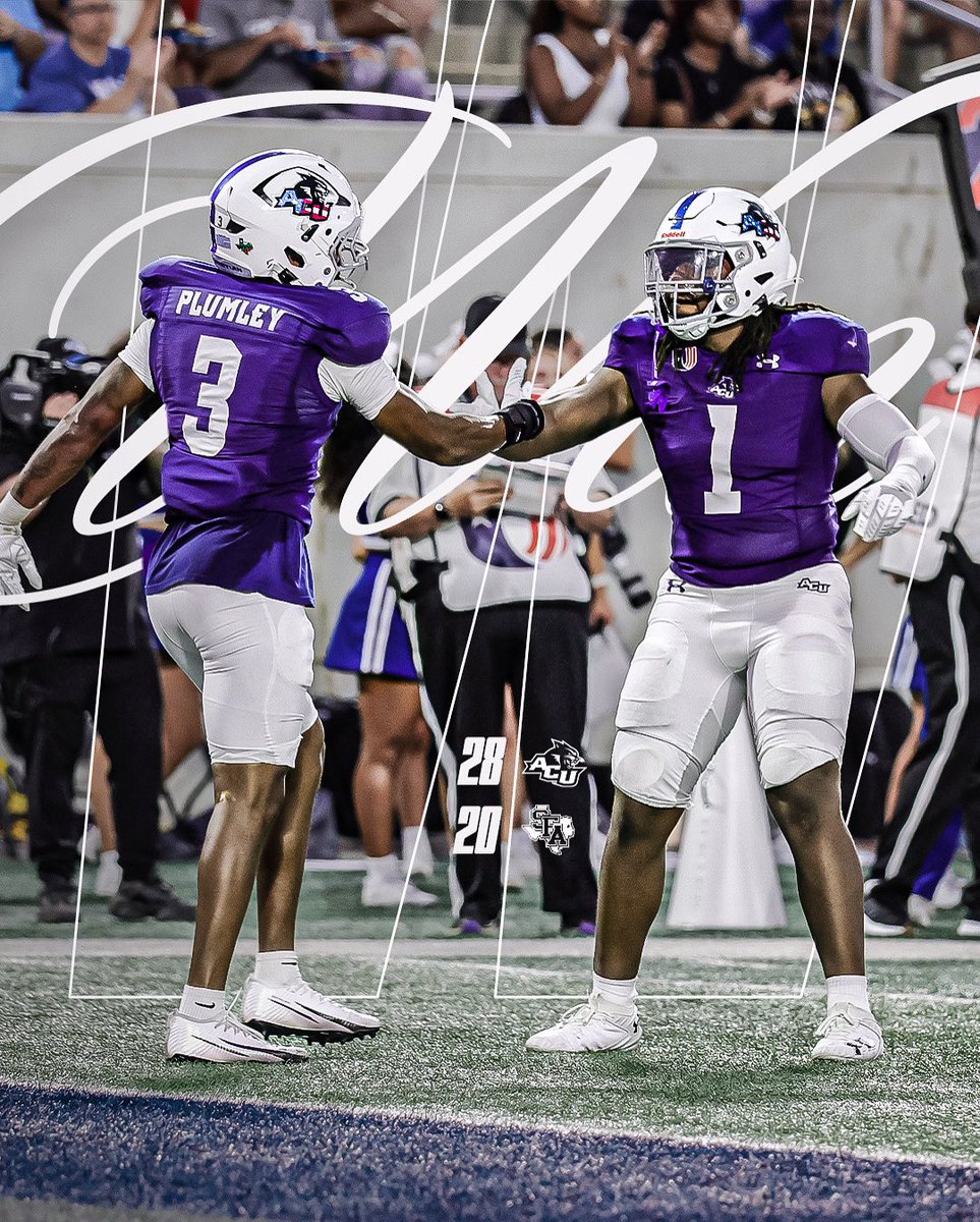 ACUFootball's tweet photo. 𝙒𝙄𝙇𝘿𝘾𝘼𝙏𝙎 𝙒𝙄𝙉 ❕

Your Wildcats AXE DOWN the Lumberjacks for their first home WIN of the season‼️

#CDT | #GoWildcats https://t.co/HLgSazFIkU