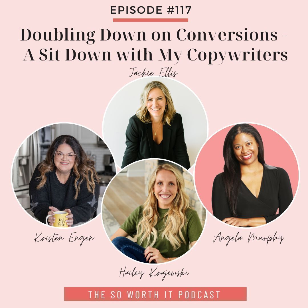 DOUBLE DOWN on your conversions. 🗨️ 🤩  After writing 200+ Facebook ads, I spilled the secret sauce on how to use powerful metaphors, visuals, and psychology to craft messaging that generates bombastic results. 🙌  Listen in! 🎧  #podcast podcasts.apple.com/us/podcast/117…  👇