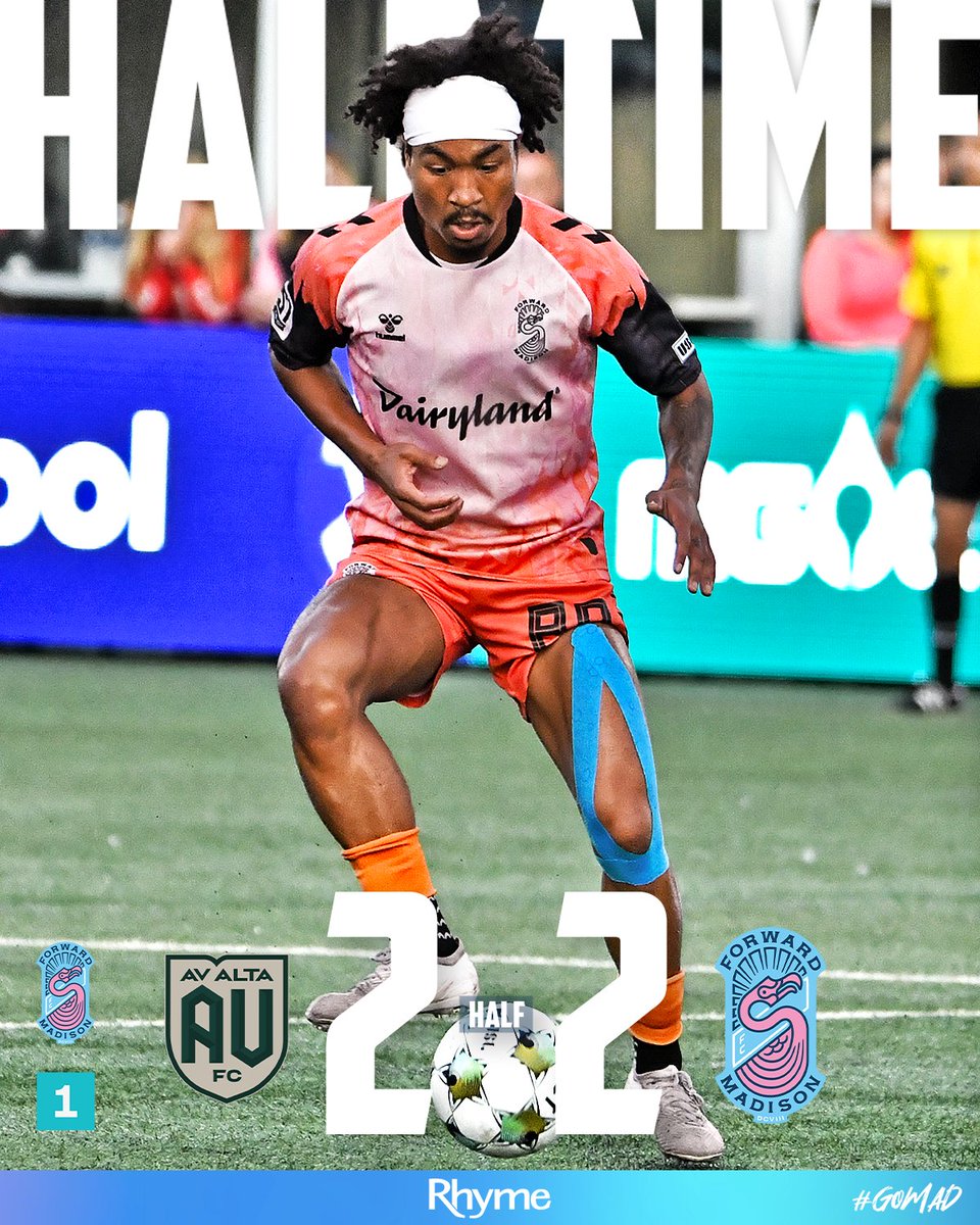 ForwardMSNFC's tweet image. All even at the break! (Anyone else stress sweating or is that just admin? 😅 )

AV 2 -2 MAD 
#fmfc #goMAD #HT