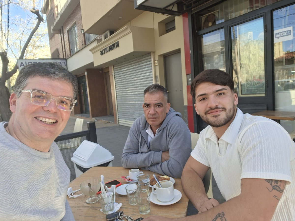 Estuve reunido con Marcelo y Gerónimo Cáliz. Coincidimos en trabajar juntos para una Argentina que avance en libertad. Gracias a ambos.