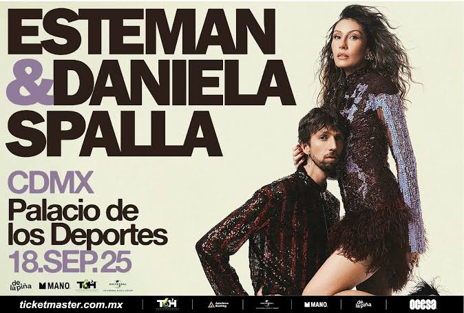 Lúdika (@ludikagdl) on Twitter photo #Conciertos
Sudamericanos de nacimiento pero mexicanos de corazón ❤️
<a href="/estemanmusic/">Esteman</a> y <a href="/danielaspalla/">Daniela Spalla</a> presentan su disco en conjunto este 18 de septiembre en el #palaciodelosdeportes
🎟️🎟️ vía <a href="/Ticketmaster_Me/">Ticketmaster México</a>
Presenta <a href="/ocesa_total/">Ocesa Total</a> #Conciertos
Sudamericanos de nacimiento pero mexicanos de corazón ❤️
<a href="/estemanmusic/">Esteman</a> y <a href="/danielaspalla/">Daniela Spalla</a> presentan su disco en conjunto este 18 de septiembre en el #palaciodelosdeportes
🎟️🎟️ vía <a href="/Ticketmaster_Me/">Ticketmaster México</a>
Presenta <a href="/ocesa_total/">Ocesa Total</a>