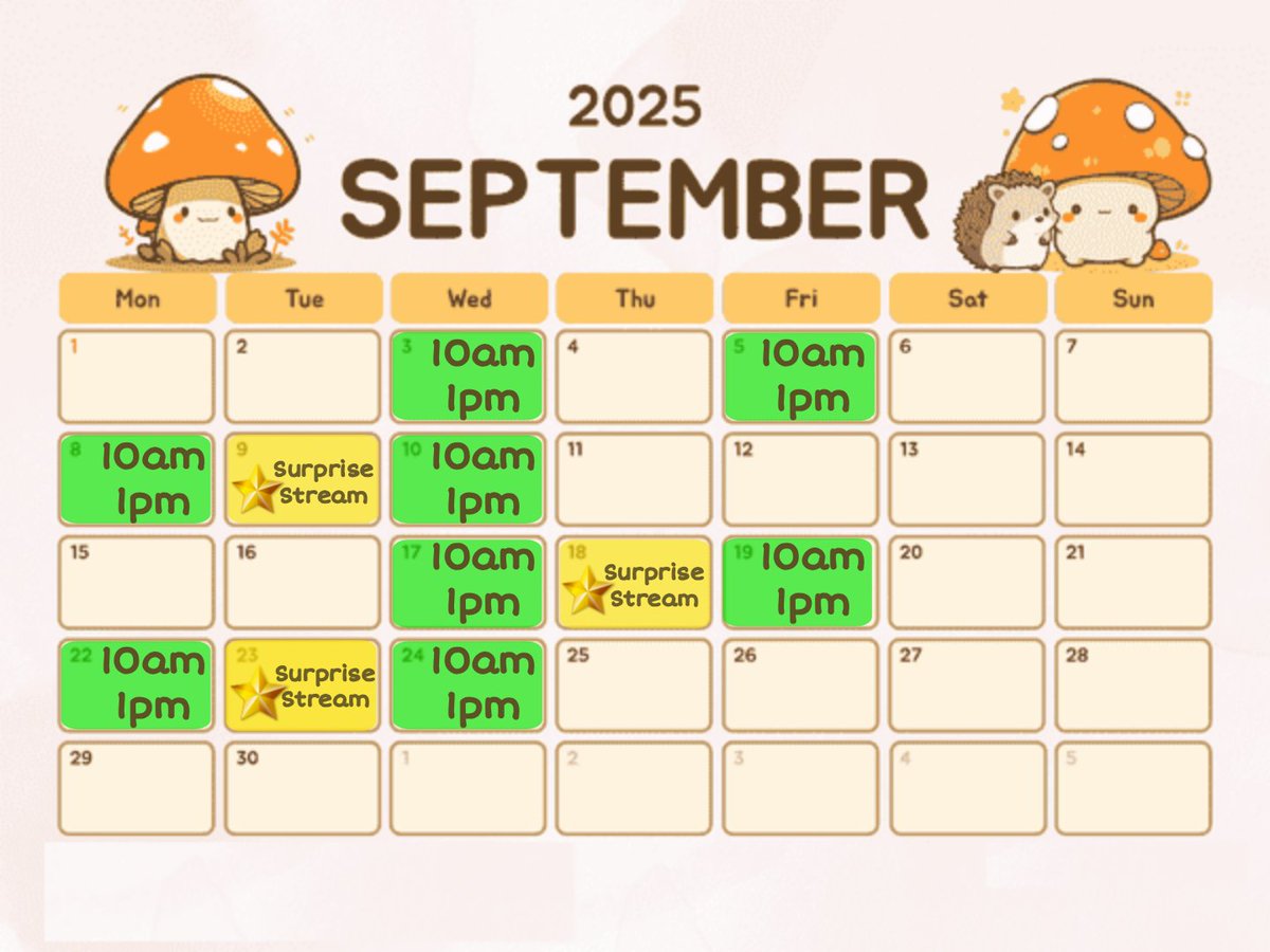 itsJonahArizona's tweet photo. Say Hello to September🍂 and to a new Stream schedule! I'm working out a few new streamer kinks and decisions but I think I'm on the right path 👍🏻 #SupportSmallStreamers #StreamerCommunity #Gamer https://t.co/1t3cafiwAC