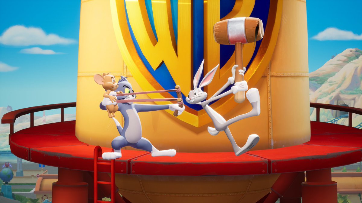 alex_nower's tweet image. Here is a picture of Tom cat and Jerry mouse fighting with Bugs Bunny on MultiVersus game, I was so pretty close to the good old times but how long will it come back online for a limited? #SaveMultiVersus