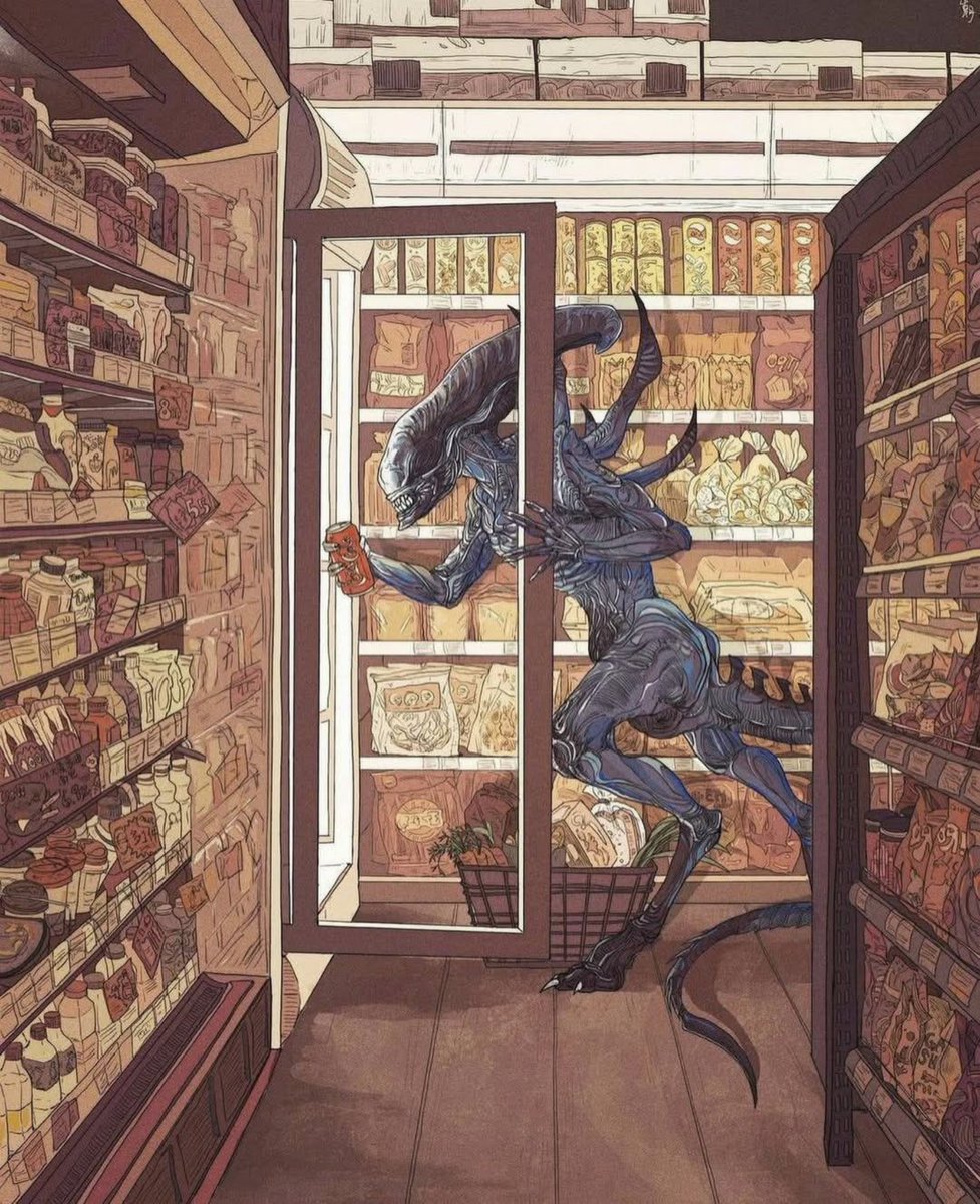 cimerians's tweet image. art Chao Feng
#Alien  #xenomorph